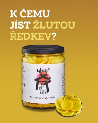 K čemu jíst nakládanou žlutou ředkev? 👇 Přidat ji můžeš téměř k čemukoli, hodí se ke všemu! Křupavá, osvěžující a plná...